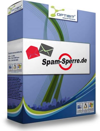 Spam Sperre Verpackung Boxshot